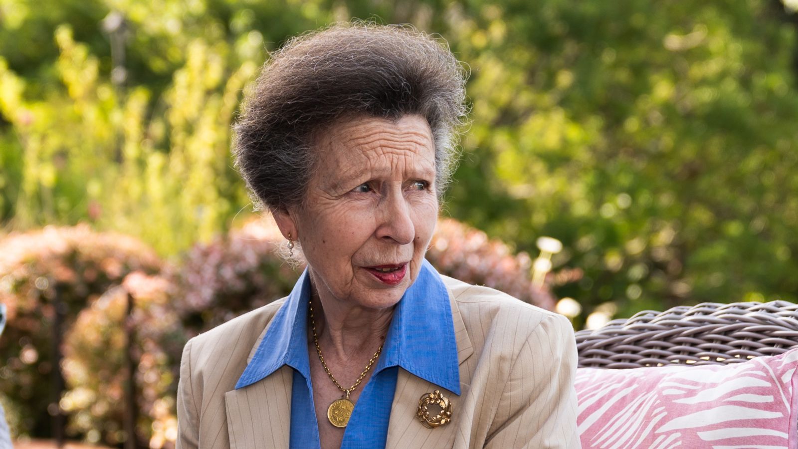 Princess Anne in Cape Town. Pic: PA