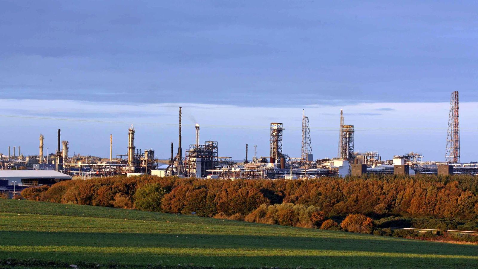 General view of St Fergus Gas Terminal near Fraserburgh, Aberdeenshire