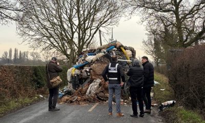 rubbish fly-tipped in Staffordshire pic: Tom Ramsden