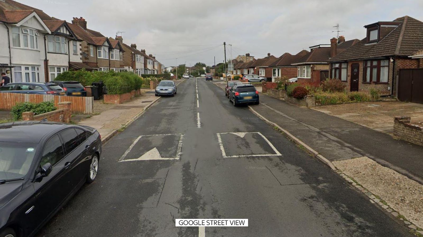 The incident happened at an address on Turners Road North, Luton. Pic: Google