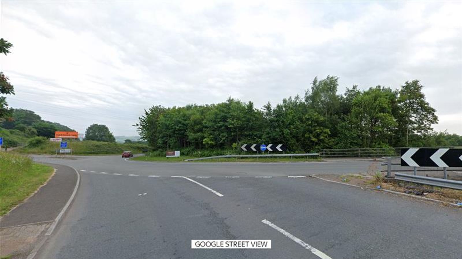 M4 eastbound J30 slip road.  Pic: Google