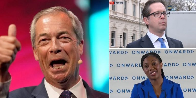 Tory MP hopes Nigel Farage will have ‘blown up’ by next election as Badenoch tears into Reform UK