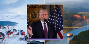 Donald Trump refuses to rule out using military force to invade Greenland and Panama Canal