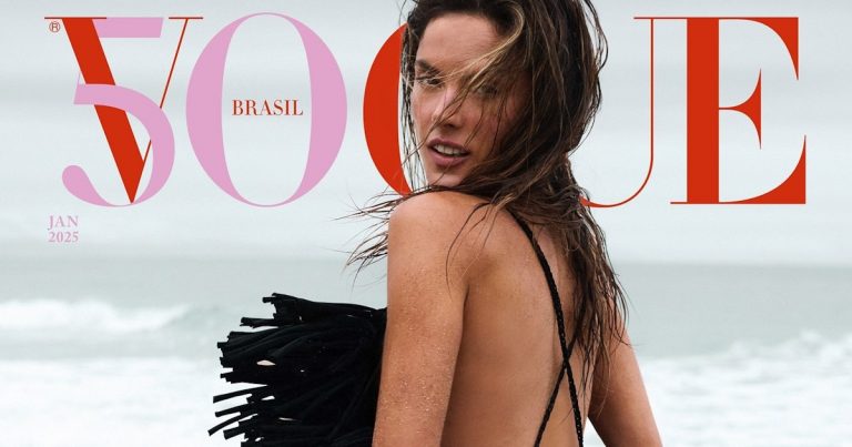 Alessandra Ambrosio Vogue Brazil January 2025