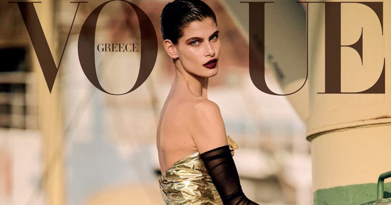 Anthi Fakidari Vogue Greece January 2025