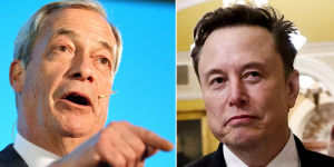 Reform rocked by revolt from 10 councillors after Musk describes Farage as ‘not up to the job’