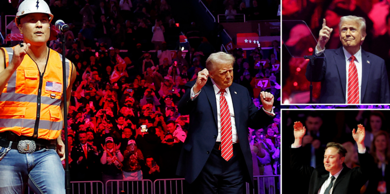 Trump vows major immigration crackdown as he grooves to YMCA at inauguration eve rally