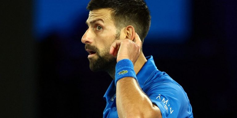 Novak Djokovic ‘very hot-headed’ after beating Tomas Machac in straight sets at Australian Open