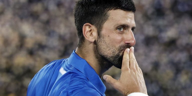 Novak Djokovic blows kiss to Andy Murray as tennis icon breaks another record in Australian Open win