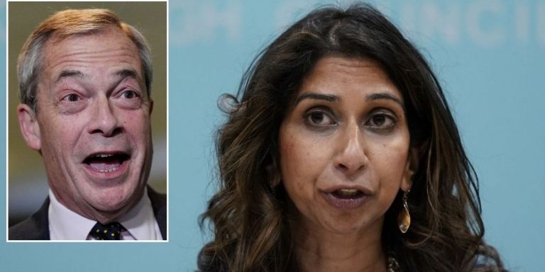 Suella Braverman refuses to rule out defection to Nigel Farage’s party as she draws on ‘common ground’ between Reform and Tories