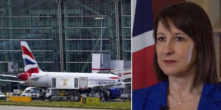 Rachel Reeves’s Heathrow, Gatwick and Luton expansions branded ‘desperate’ as she bids to revive economy