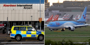 TUI plane crash sparks chaos after colliding into 'snack van' at major UK airport