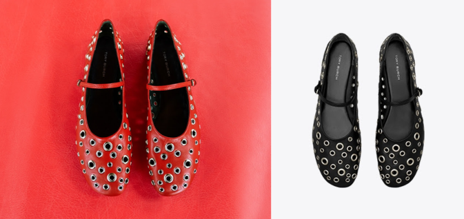 Eyelet with an edge by Tory Burch