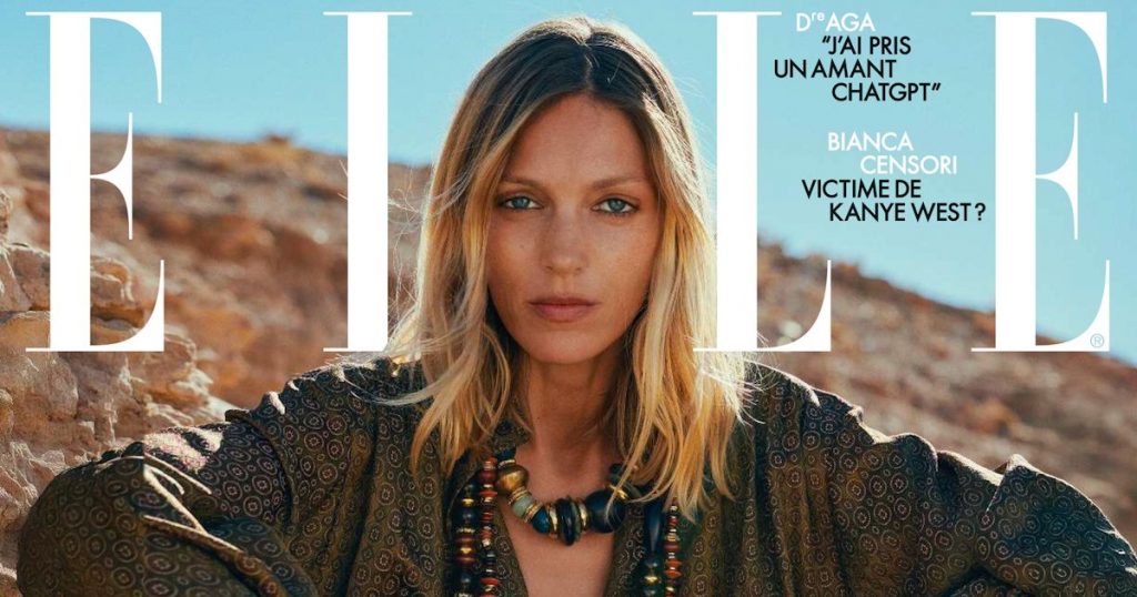 Anja Rubik ELLE France February 20 2025