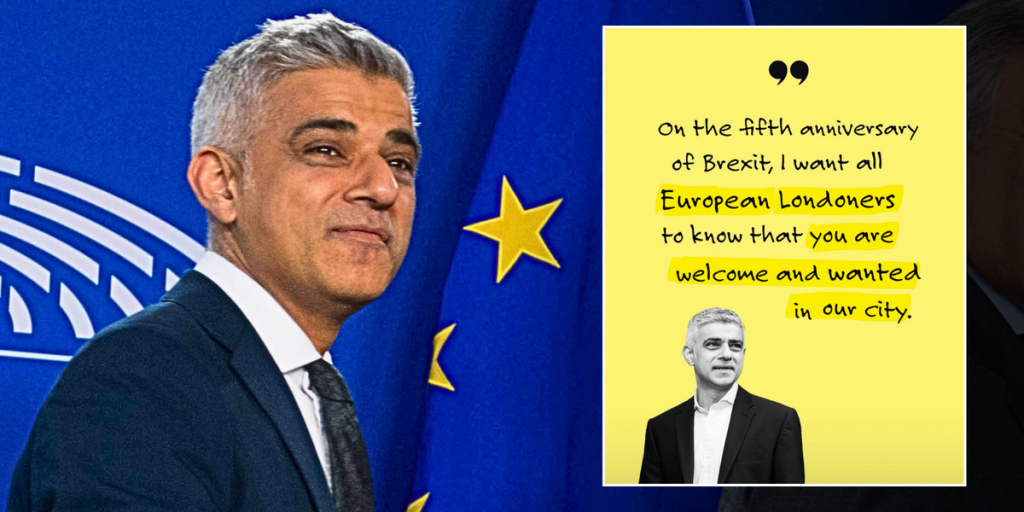 Brexit: Sadiq Khan embarks on anti-Brexit tirade on fifth anniversary of escaping EU