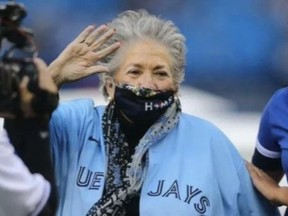 Home Plate Lady has been a fixture at Toronto Blue Jays games for years.