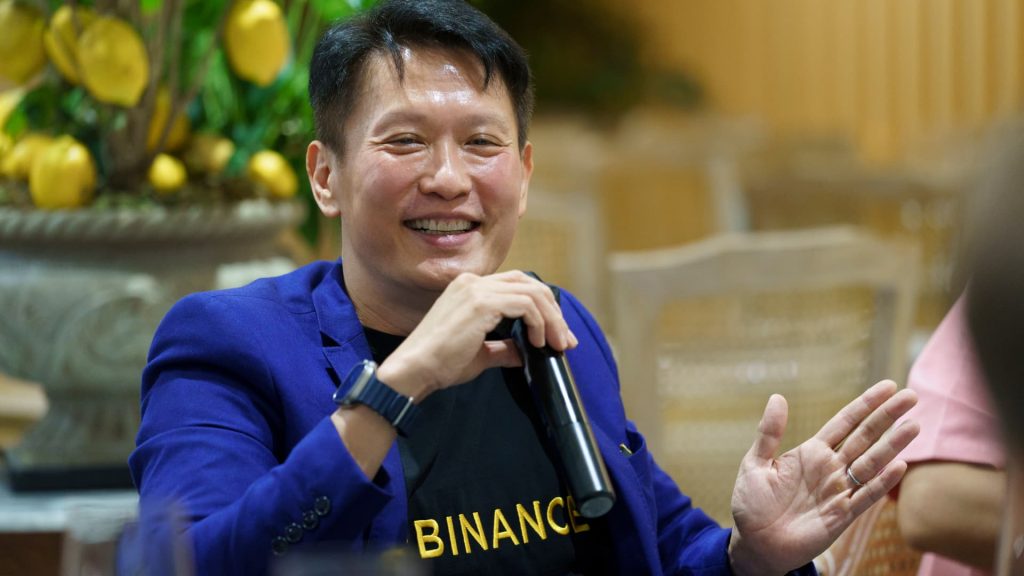 Binance CEO says Trump has been 'fantastic' for cryptocurrency
