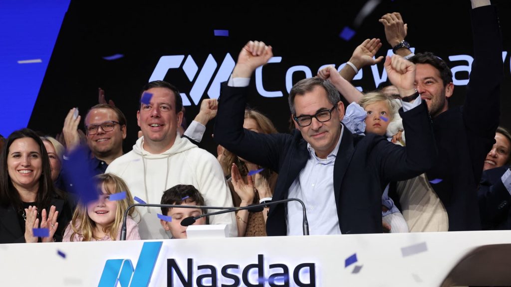 CoreWeave set to begin trading after biggest U.S. tech IPO since 2021