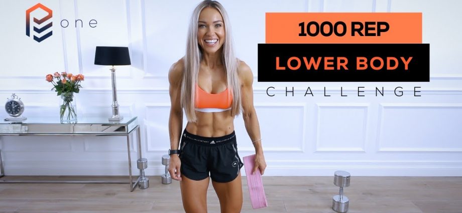 1000 REP Lower Body Challenge - Leg & Glutes Workout | Pure Endure Day 1