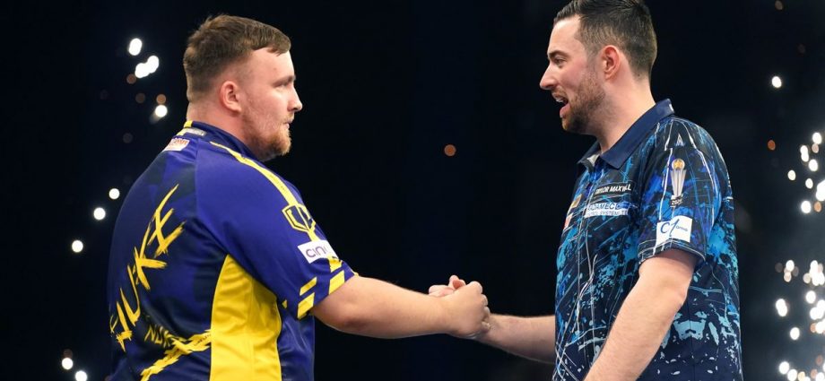 Luke Littler leaks info on Luke Humphries and aims dig at rival after winning Premier League night eight