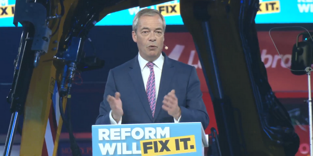 WATCH IN FULL: Nigel Farage launches Reform UK local elections