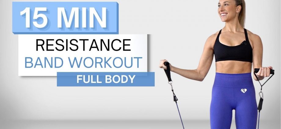 15 min RESISTANCE BAND WORKOUT | Full Body Routine | No Repeats