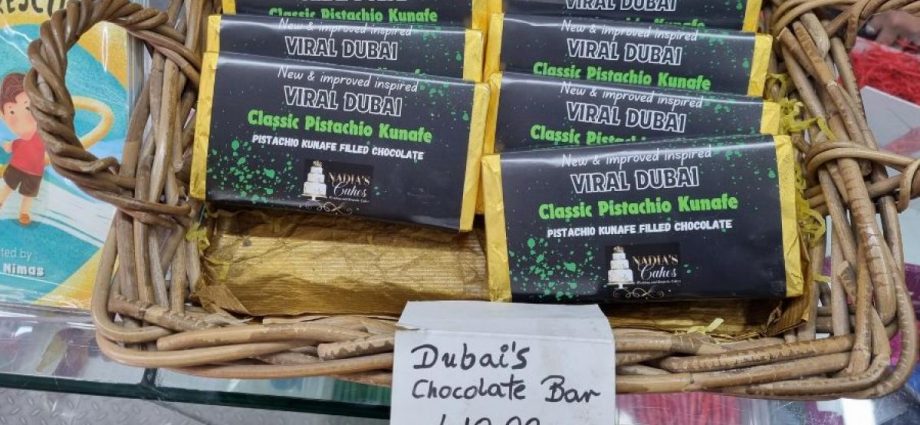 Where can viral Dubai chocolate bars be found in Bolton?