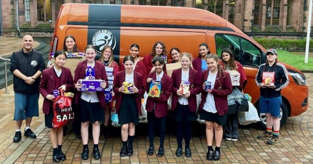 Bolton School parents and pupils make Easter donation