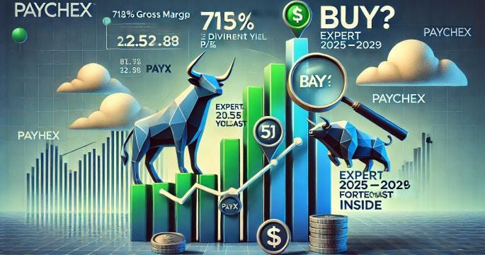 Unlock Paychex Inc Stock’s Future: 2025–2029 Targets You Can’t Ignore | by Nauris Treigys | Coinmonks | Mar, 2025