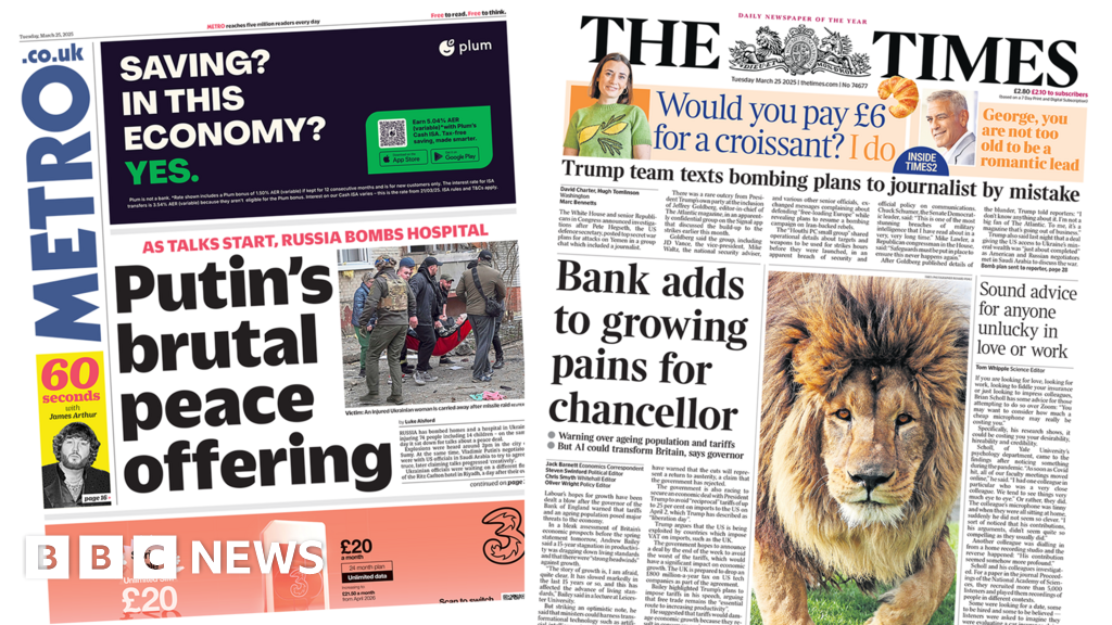 'Putin's brutal peace' and 'growing pains for Chancellor'