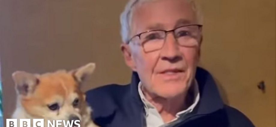 Husband shares 'bittersweet' Paul O'Grady clip filmed 20 minutes before he died