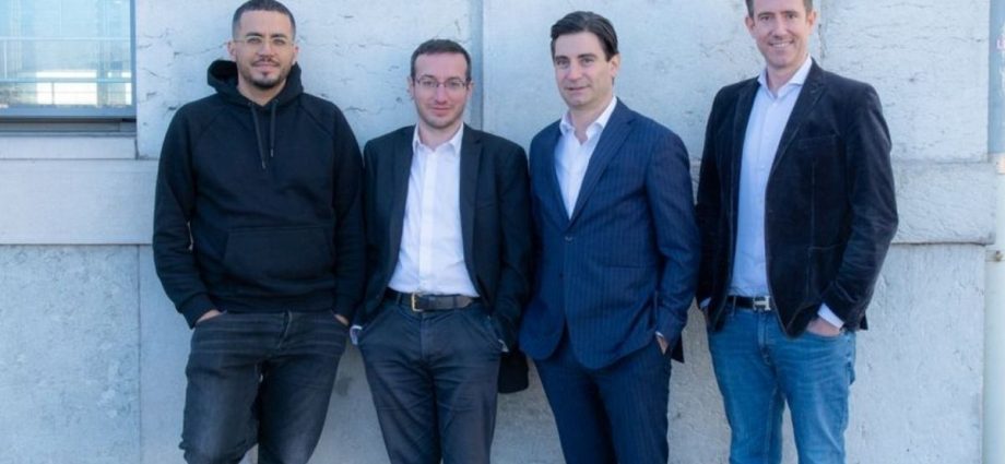 From left to right: Lamine Brahimi, Co-Founder and Managing Partner; Dr. Jean-Philippe Aumasson, Co-Founder and CSO; Oren-Olivier Puder, Co-Founder and Chairman; Sébastien Dessimoz,  Co-Founder and Managing Partner (Taurus)
