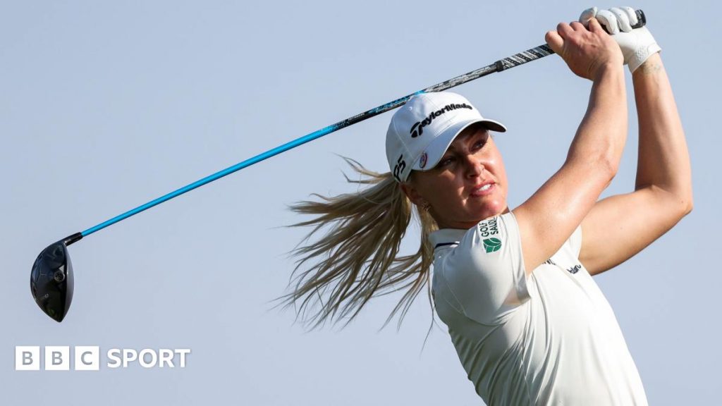 LPGA: Charley Hull two shots off lead in Ford Championship