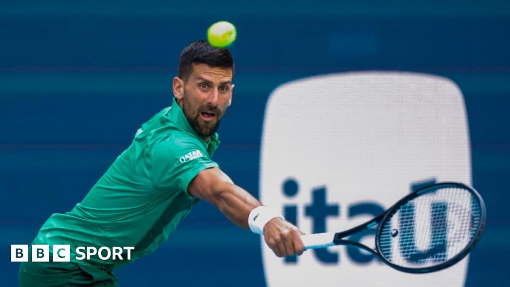 Miami Open: Novak Djokovic beats Sebastian Korda to reach semi-finals