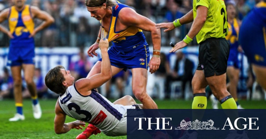 Josh Rachele taken off after nasty knock in Adelaide Crows’ win over North Melbourne Kangaroos