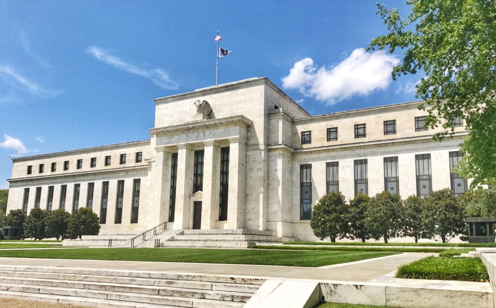 The U.S. Federal Reserve building in Washington.