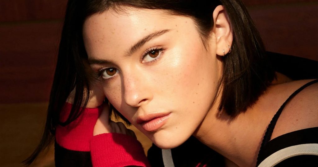 Gracie Abrams Shines for Hourglass Cosmetics