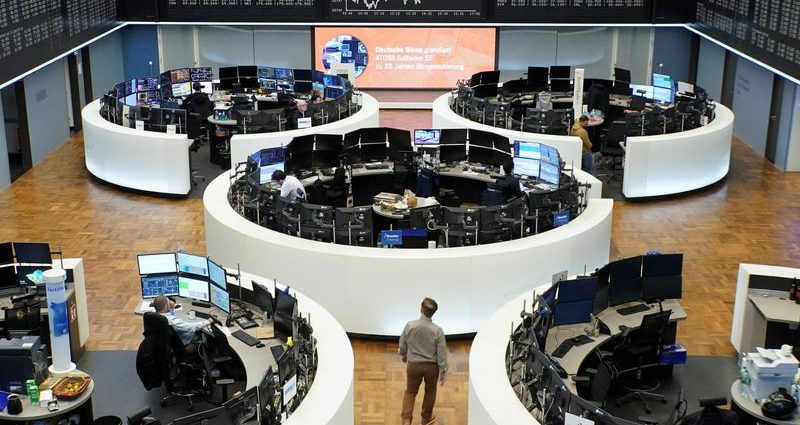 European shares rise ahead of key German survey on business sentiment