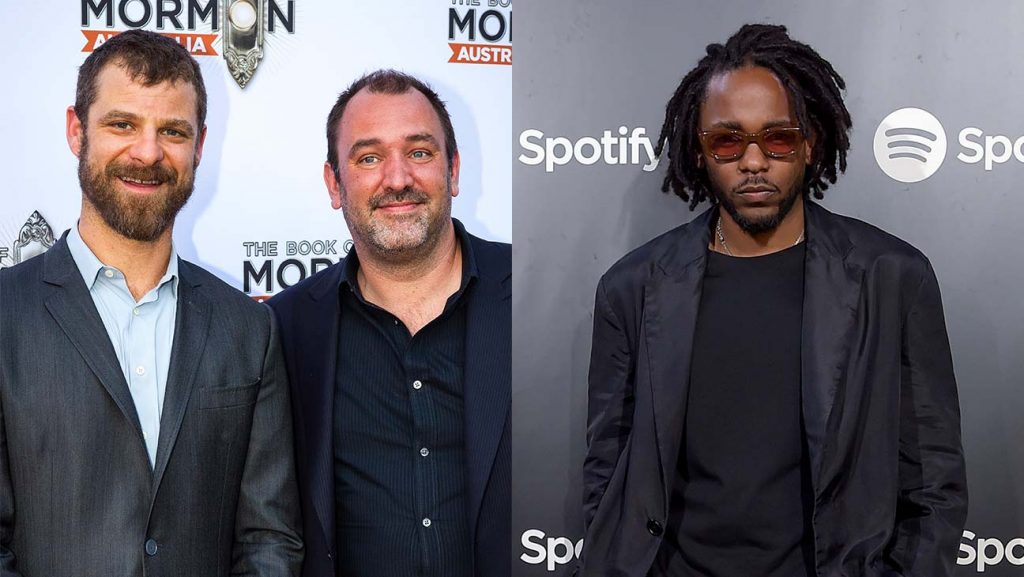 Matt Stone, Trey Parker and Kendrick Lamar