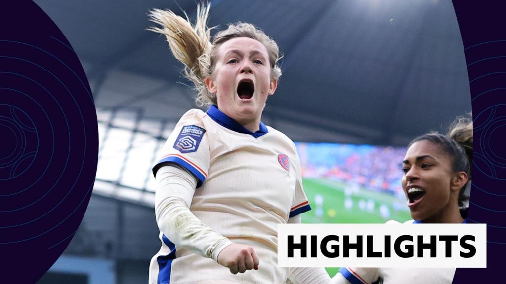 WSL: Manchester City 1-2 Chelsea - highlights