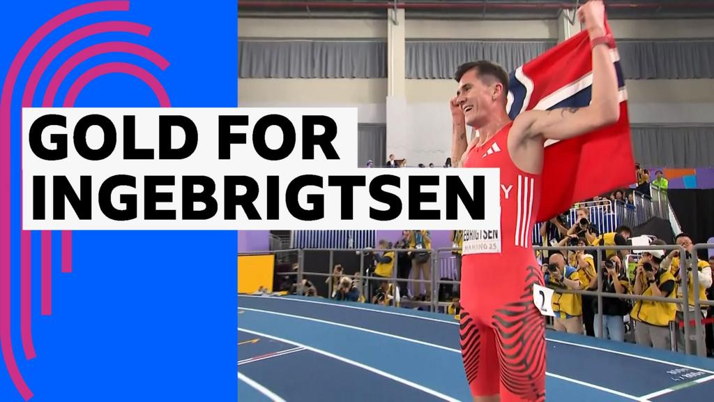 World Indoor Athletics - Nanjing: Jakob Ingebrigtsen wins first indoor world title in 3000m final