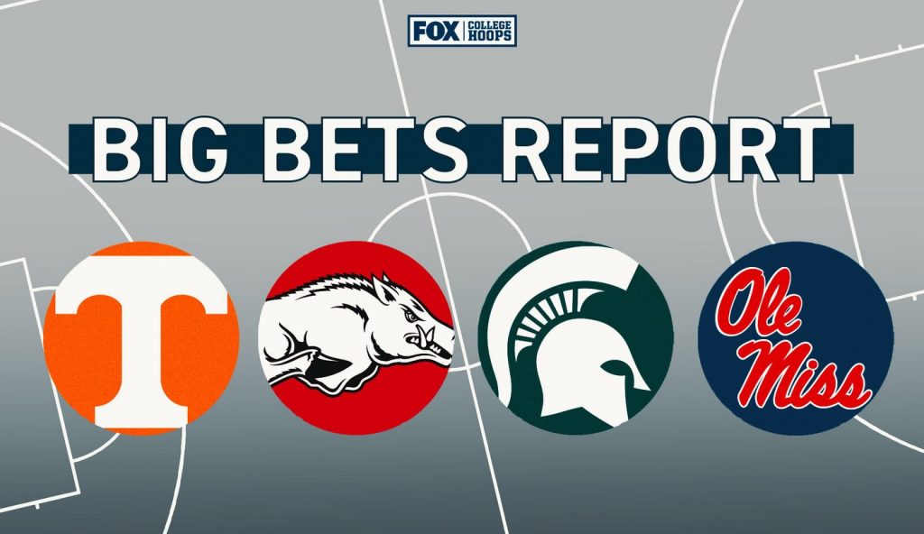 2025 March Madness Big Bets report: Bettor could win $500k with Arkansas title run