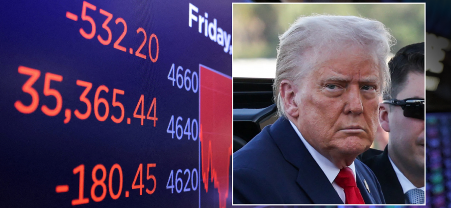 Global economic crisis fears as US markets tumble 300 points amid Trump tariff turmoil