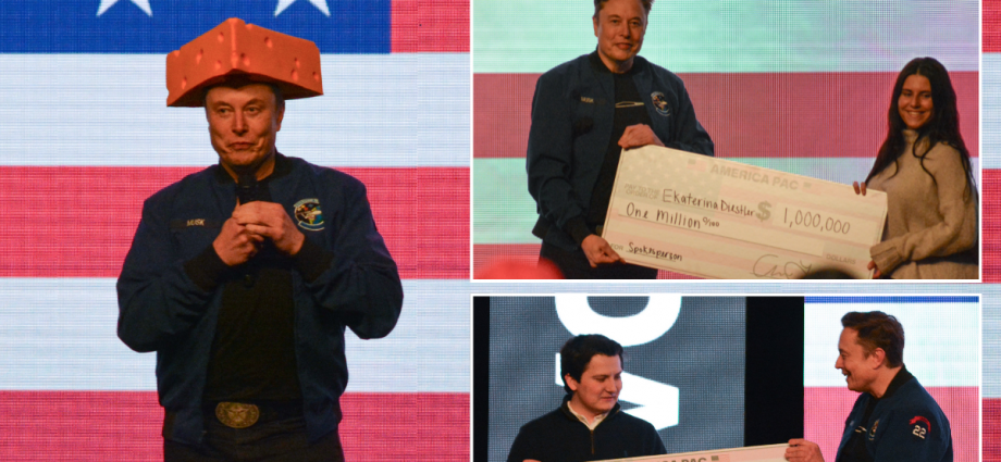 Musk gives away $1 MILLION cheques ahead of Wisconsin election after supreme court refused to intervene