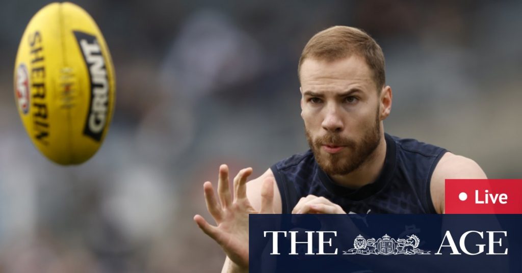 AFL Live round two: Blues lose McKay to illness, weather clears for match start