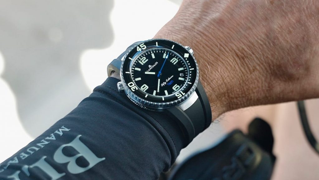The Blancpain Fifty Fathoms Tech BOC IV supports a marine research centre in the Philippines