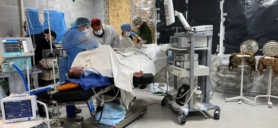 Doctors resume operating on patients at military hospital hit by Russian strike