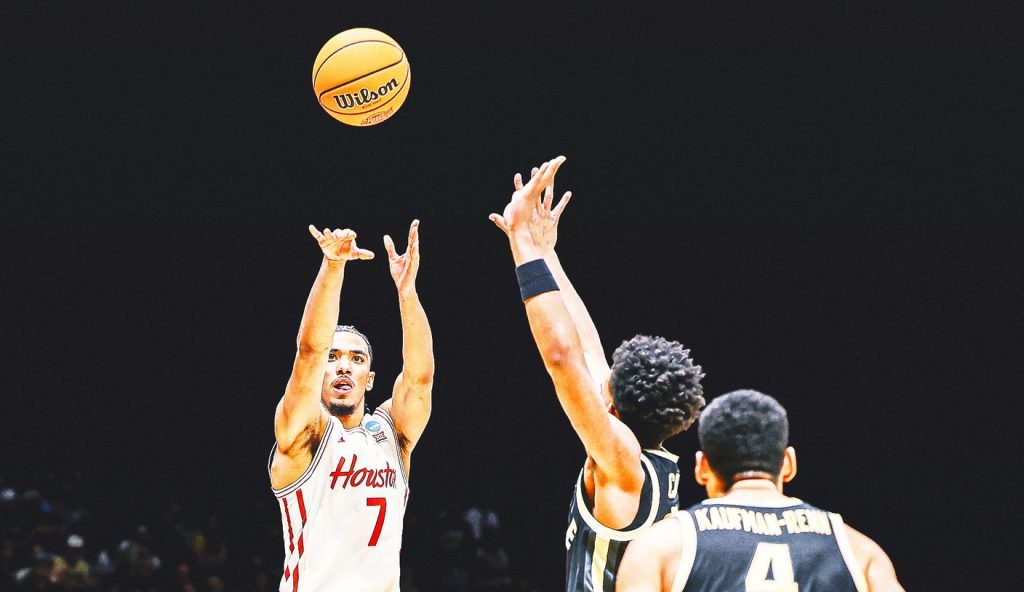 Milos Uzan's late bucket on inbound play leads Houston to dramatic win over Purdue