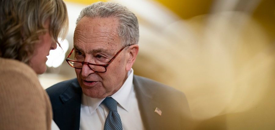 Schumer, Democrats seek to get off the mat amid new Trump controversy