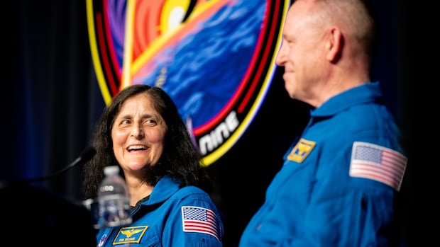 NASA astronauts speak after unexpected 9-month stay on the International Space Station